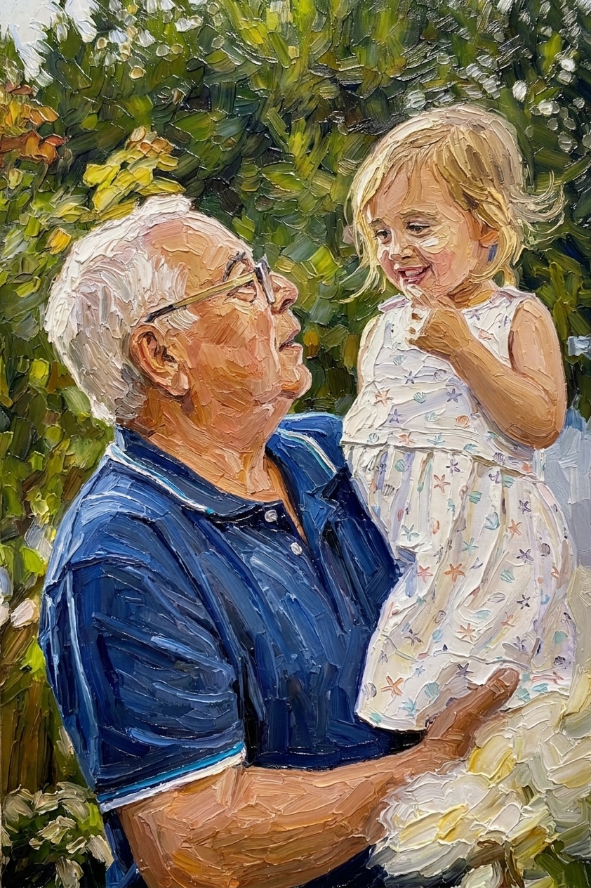 Illustrative remembrance portrait